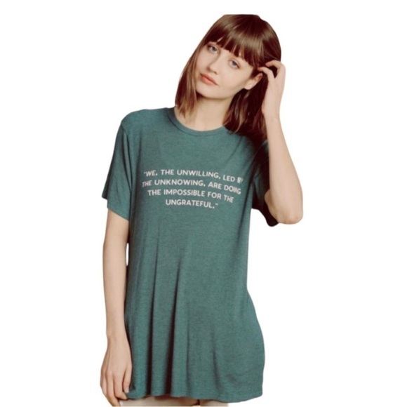 Wildfox We the Unwilling Tee Black/white - S - Picture 1 of 3